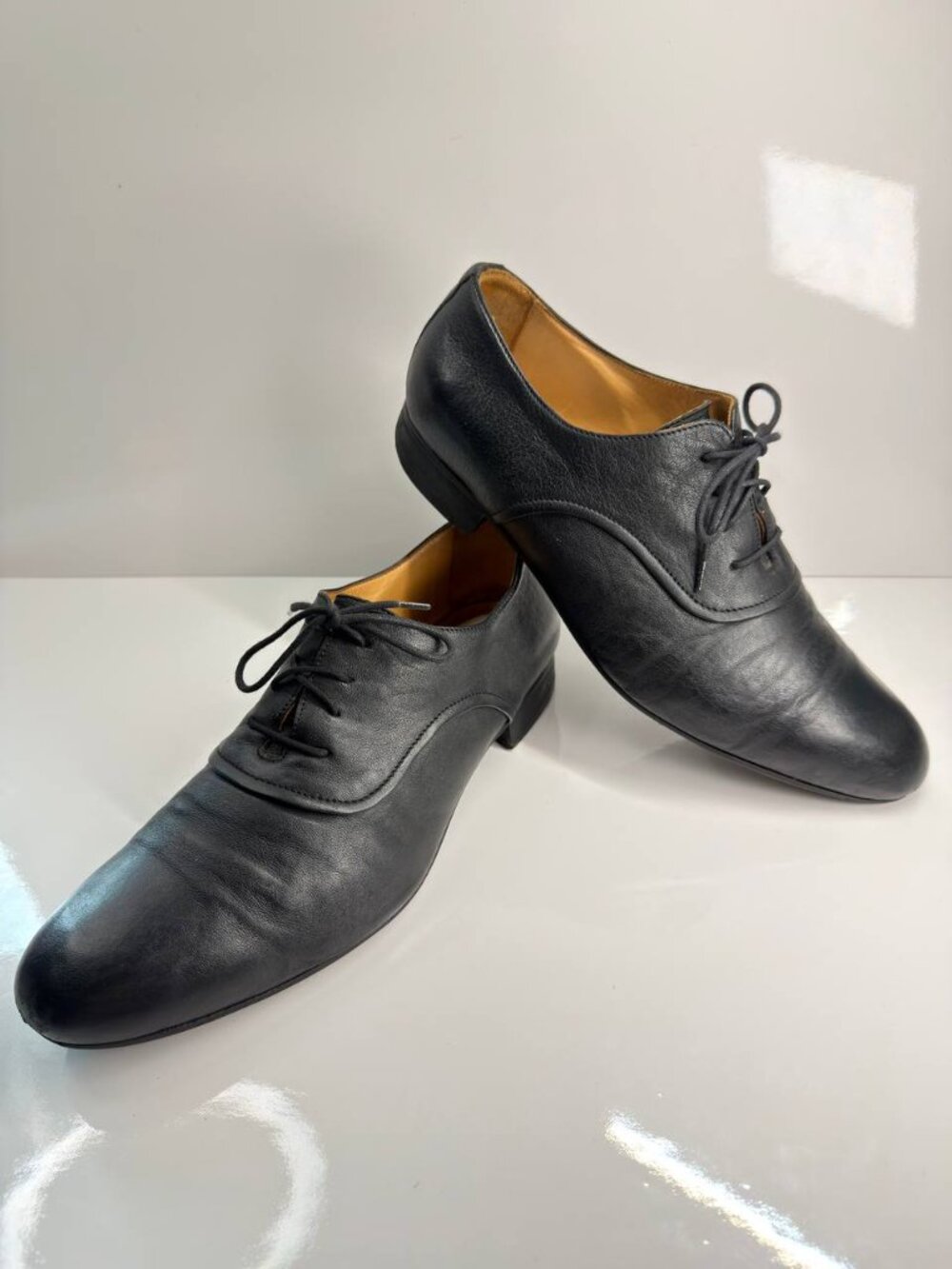 Maison Martin Margiela Men’s Black Leather Shoes – Made in Italy – EU 41 / US 8